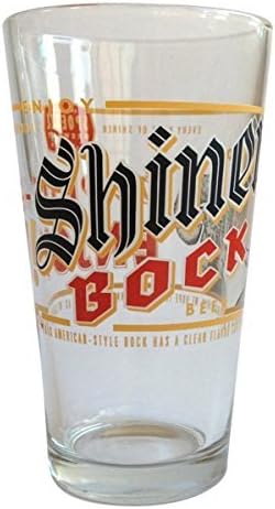 Shiner Bock Beer Pint Glass New