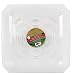 Plastec SQR11 Square Recycled Plant Saucer, 11-Inch