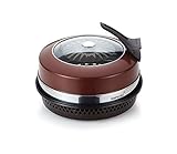 Happycall Direct Gas Fired Oven 2.0, 5 Layer Diamond Nonstick Griddle, Indoor Grill, BBQ, Convection Oven, Portable Broiler, Cooktop Oven