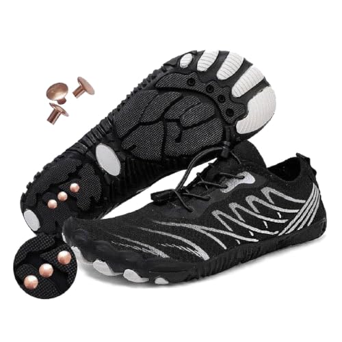 Image of Grounding Shoes with Copper, Barefoot Shoes Women Men, Wide Toe Box Hiking Barefoot Womens, Non-Slip Comfortable Breathable Water Shoes for Walking Running