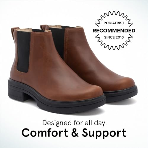 ABEO Vista Chelsea Boots for Women | Fall Boots For Women | Water Resistant Leather | Built-In Orthotic Insole2