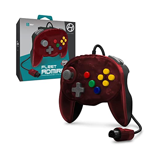 Manette N64 Hyperkin Fleet Admiral Premium Fire Fleet aux finitions de haute qualité