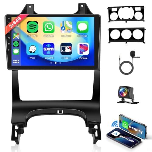 Autoradio avec Apple Carplay sans fil et Android Auto pour Peugeot 3008 écran tactile 9" WiFi
