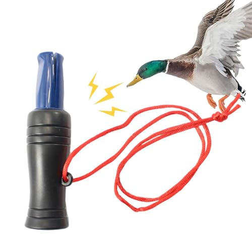 Duck Call - Silbato realista de ABS de alta calidad, fácil de jugar, resistente a altas temperaturas, auténtico silbato de pato, equipo de caza para una atracción eficaz de aves acuáticas
