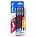 Pilot Pen 2278B4B - FriXion Point Clicker, Mine F 0.5 mm, 4er Set, blau, rot und 2x schwarz