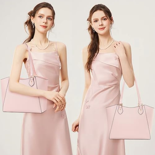 Image of CHICAROUSAL Tote Handbags Purses for Women PU Leather Womens Shoulder Bag | Large Tote Bag for Women, Shoulder Purse, Vegan Leather Purses for Women, Women's Handbags