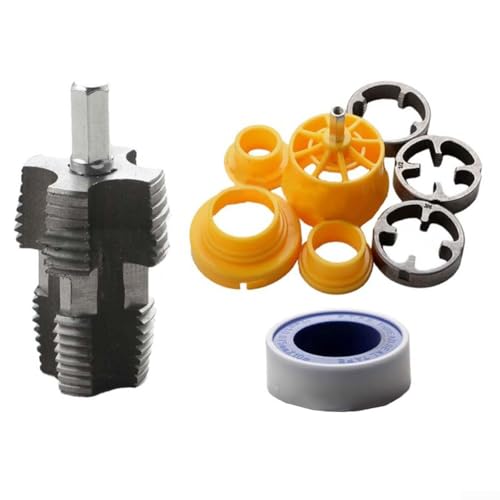 Macchina per filettare tubi dell'acqua per plastica PVC include taglierina interna per filettatura e matrice elettrica