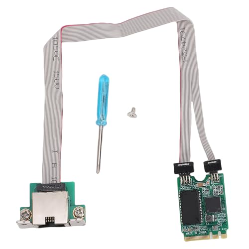 Tarjeta de Red Jiawu M.2 AE Key 2.5G Gigabit Ethernet con puerto RJ45 de 2.5Gbps para computadoras de escritorio, laptops y máquinas industriales miniatura 6
