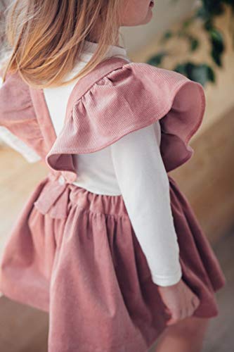 Fashion Retro Corduroy Suspender Baby Girl Skirt Dress Toddler Straps Casual Dress Girls Summer Outfits Clothes2