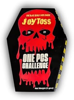 JOYTOSS one-pcs-Challenge | Extreme Spicy Tortilla Chips | Hottest Chips in the World | Ultimate Hot Snack | (Pack of 2 Red Pack)