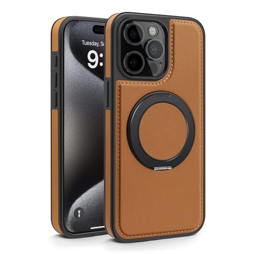 Coque magnétique iPhone 14 support métal rotatif protection arrière