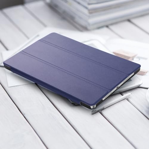 WD&CD Etui kompatybilne z Lenovo Idea Tab 27.9 cm, ultracienkie inteligentne skórzane etui z funkcją stojaka, kompatybilne z tabletem Lenovo Idea Tab 27.9 cm, niebieskie
