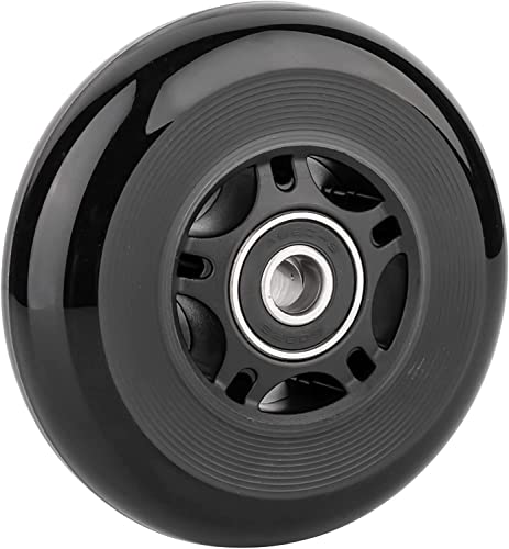 Inline Skate Wheels Replacement 80Mm Inline Wheels With Abec-9 Bearing For Blades Roller Hockey 80Mm Skate Inline Wheels - 85A Rebound For Indoor & Outdoor #TOP3