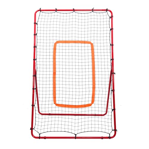 Volleyball Rebound Net - Stable Portable Volleyball Practice Net with Steel Frame | Lightweight Training Supplies, Angle Adjustable Volleyball Rebounder for Players, Beginners