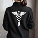 Intriklo Custom Nurse Fleece Jacket, RN CNA LPN Medical Zip Up Coat, Embroidered Name, Gift for Nurse, RN Fleece Jacket, Nursing Jackets for Women Men 8