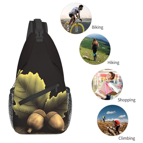 Morrales urbanas tipo sling negro para adultos miniatura 5