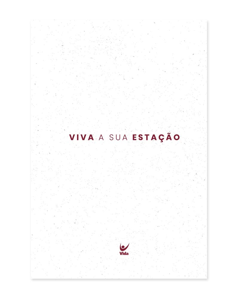 Planner Estações | Viviane Martinello - Em Portugues do Brasil - Viver Com Qualidade e Planejamento (Vermelho - Rosso)