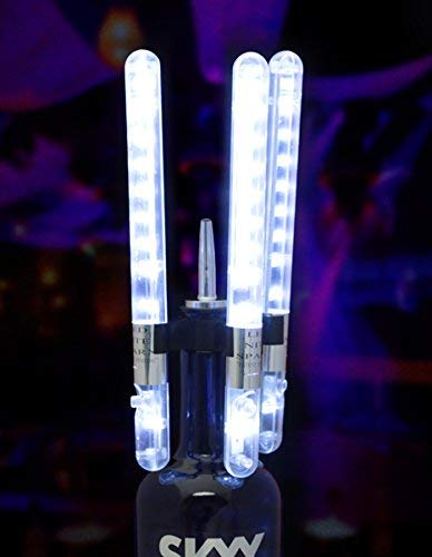 LED Bottle Service Sparklers for Vip Nightclubs Led Sparklers Bottle Baton Ecelctronic sparklers 12PACK