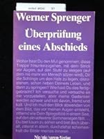 Überprüfung eines Abschieds: Prosa 3921778433 Book Cover