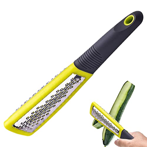 ZONEWD Handheld Cheese Grater | Stainless Steel Lemon Graters with Handle,Professional Kitchen Tool for Garlic Nutmeg Citrus Lime Orange Chocolate Fruit