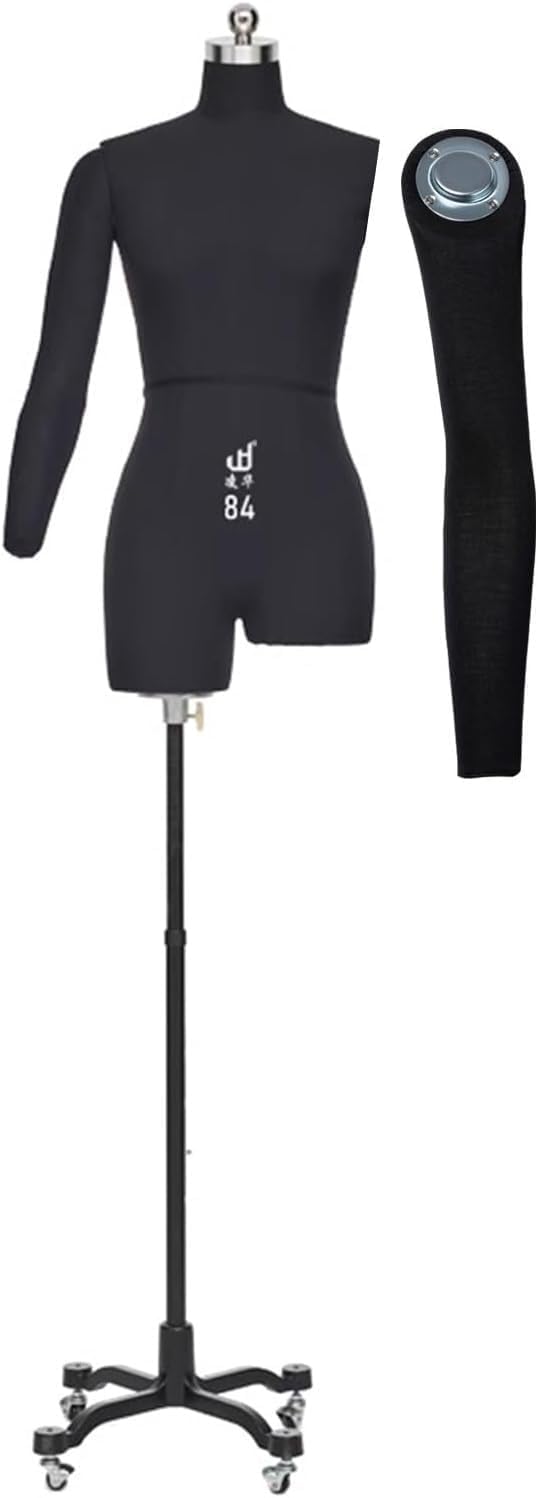 SAFWELA(壳店) 洋裁ファッション マネキンマネキン 取り外し可能なアーム付き、 女性のマネキン ピン留め可能なドレスフォーム