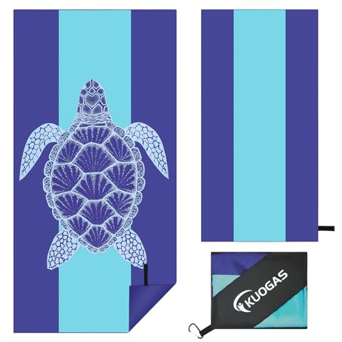 KUOGAS Telo Mare xxl 90×180, Telo Grande In Microfibra Ad