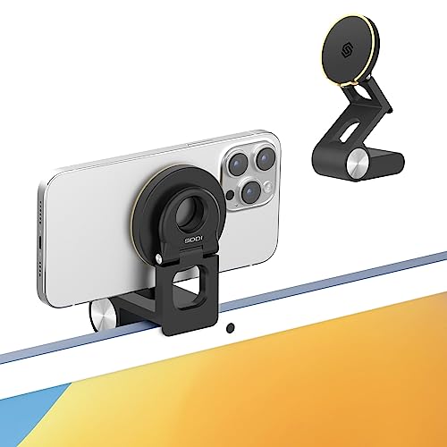 SODI Continuity Camera Mount for iPhone 17/16/15/14/13/12 Series, MacBook, iMac, Studio Displays