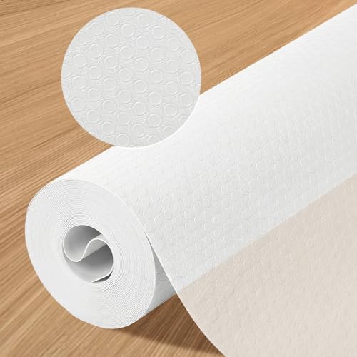 Gykutix Tapis de Tiroir, Inserts de Tiroir de Cuisine 30 cm x 500 cm, Tapis de Protection pour Armoire, Tapis de Tiroir Non Adhésif, Eva Transparent pour Armoires de Cuisine étagère Armoire