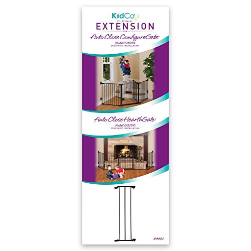 Kidco G6502 Configure Gate Black Bundle Fits 89" (2) Items (1) G3011 Configure Gate And (1) G4301 9" Extension #TOP3