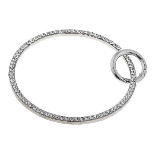 BNF® 2xMetal Ring Purse Handles with Spring Gate O Rings for Handbag Making SilverPurse Handles Frames Feet Foundations Undergarments Sewing-image-17