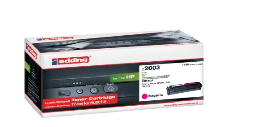 Toner Edding 2003 magenta remplace HP CB543A pour imprimante laser 1400 pages