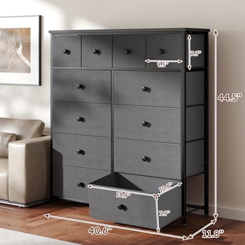 Luxury Bedroom Dresser with Mirror