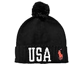 ralph lauren mütze damen grau Gekrönt mit einem Bommel erhält diese weiche Strickmütze ihre Vintage-Skiwear-Ästhetik aus kräftigen Farbblockierungen und Oversize-Logo-Grafiken.