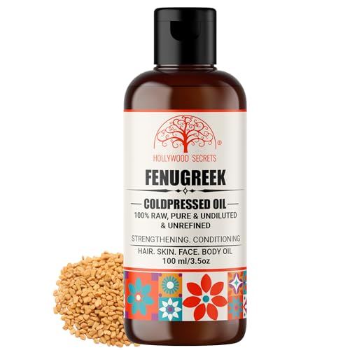 Image of Organic Pure Fenugreek Oil Hair Growth Skin Face 100 ml