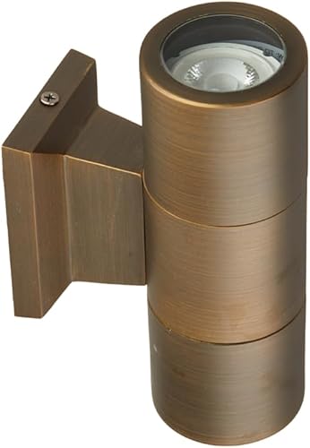 VOLT Aplique de latón fundido impermeable ultra premium de 12 V bronce