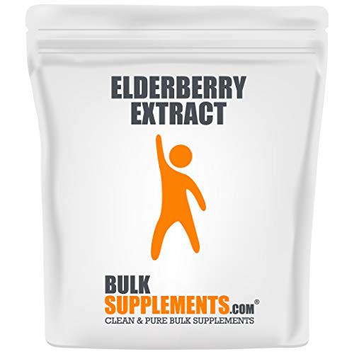 BulkSupplements.com Elderberry Extract Powder - Smoothie Powder - Elderberry Sambucus - Immune System Booster - Elderberry Powder (1 Kilogram - 2.2 lbs)