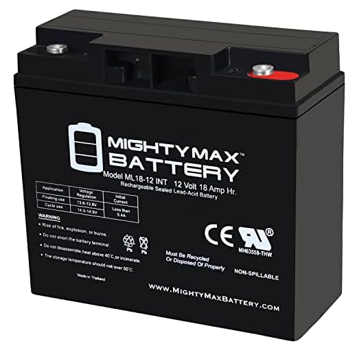 Mighty Max Battery 12V 18AH SLA Internal Thread Battery for Mighty Mule FM350