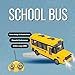 BPC Remote Control School Bus Toy with Lights, Opening Doors – 2.4GHz RC Vehicle for Kids, Durable ABS Plastic, Realistic Yellow Design, Educational Roleplay