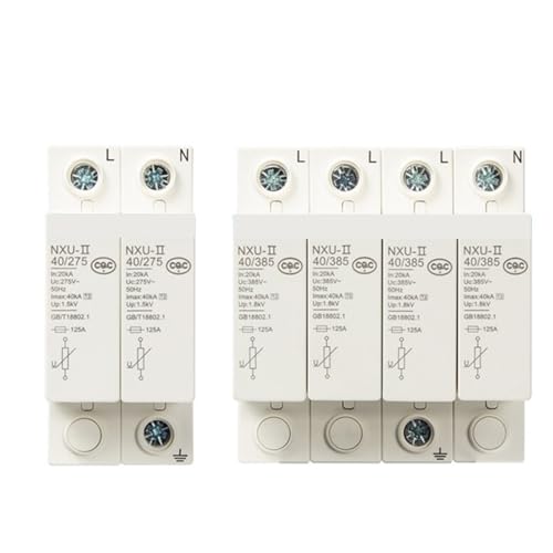 SPD 2P 20KA 275V pararrayos y protector de sobretensiones para cuadro electrico hogareño 2