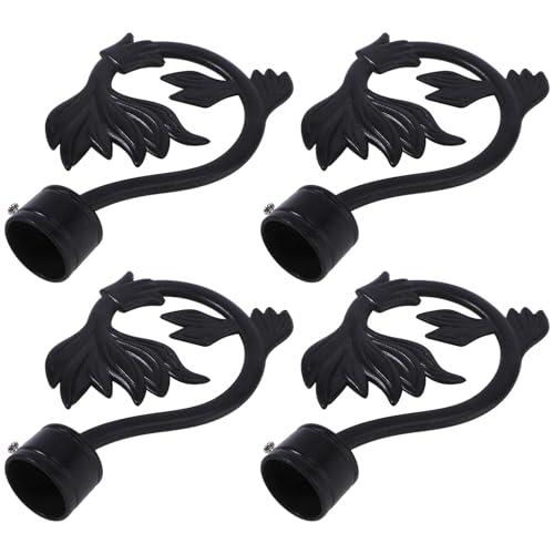 TOPPERFUN ���[�}�����b�h���� �G���h�I�[�i�����g 28cm 4�Z�b�g ABS�� �� �J�[�e���A�N�Z�T���[ �J�[�e�����b�h�p�����w�b�h �X�^�C�� �����_���X�^�C��