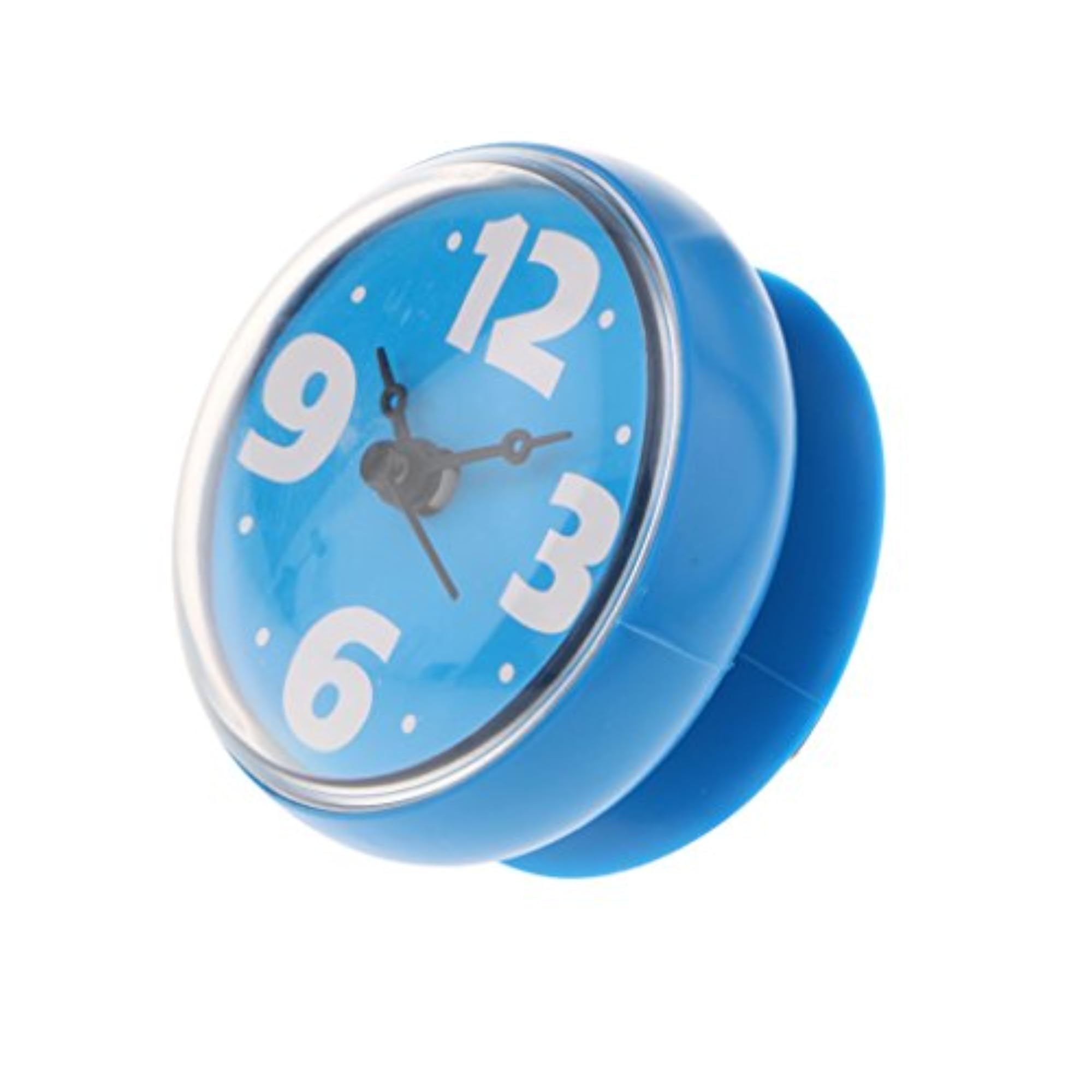 Suction Cup Wall Clock Timer for Bathroom & Shower, Waterproof Blue