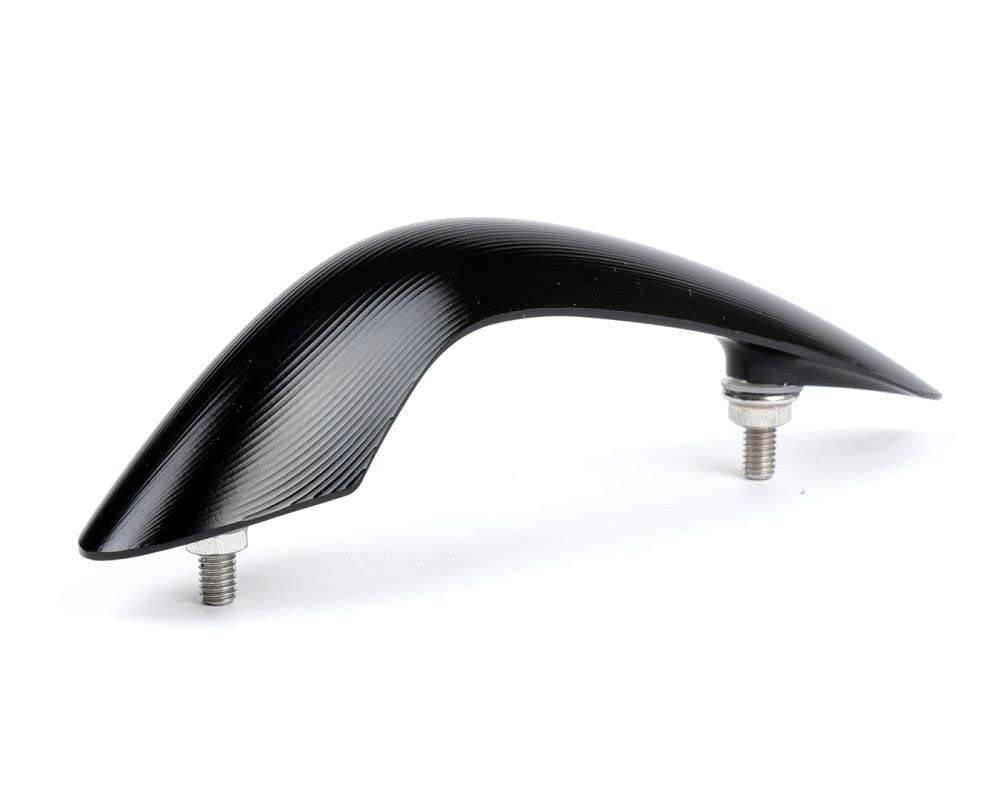 MOTO NOSTRA Kotflügelnippel CNC schwarz glanz kompatibel für Vespa GTS 125, GTS HPE 300, GTS Super 125, GTS Super HPE 300