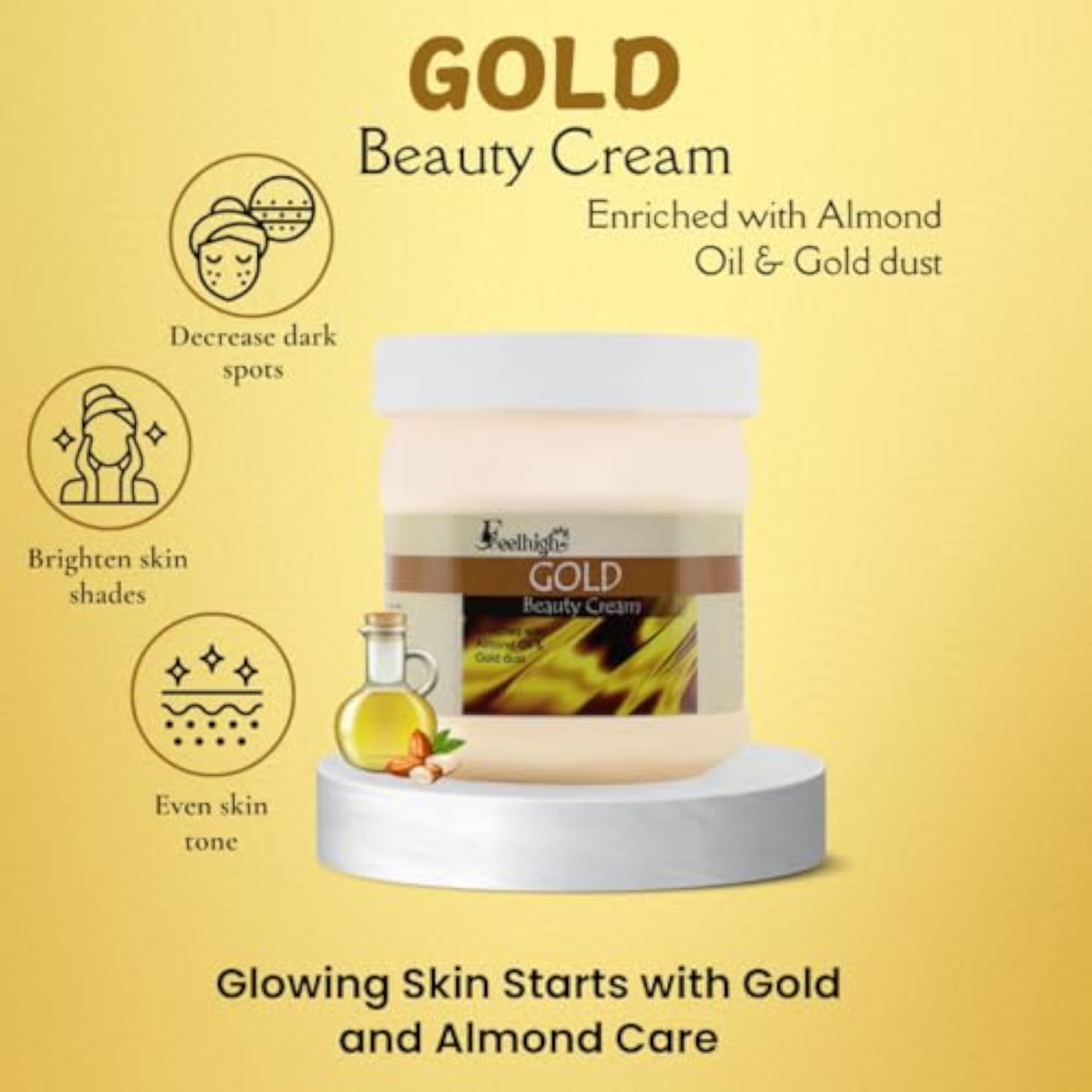 Face & Body Orange Scrub and Moisturizer Cream, 500ml