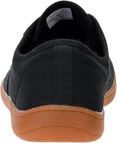 Image of WHITIN Women's Wide Toe Box Canvas Barefoot Shoes W87 | Roomy Toe Space for Wide Feet, Zero Drop for Natural Foot Position, Removable Insole, Comfort for Casual, Daily Walking, Gym