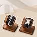 Oirlv Solid Wood Single Watch Display Stand Showcase Bracelet Bangle Jewelry Display Holder Wristwatch Holder for Men or Women(Grey)