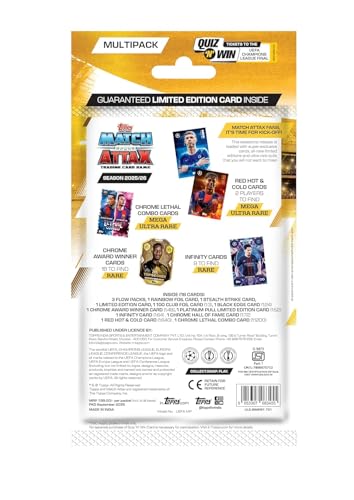 Image of Topps UEFA Champions League Match Attax 2025-26 Trading and Collectible Card Game (Multipack)