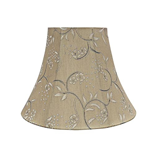 Aspen Creative 30163 Transitional Bell Shape Construction Light Gold, 12" Wide (6" x 12" x 9-1/2") Spider LAMP Shade by Aspen Creative - Image 3