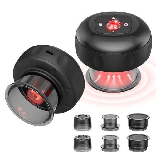 Gnortz 7-in-1 Electric Cupping Set, 12 Levels Cupping Kit for