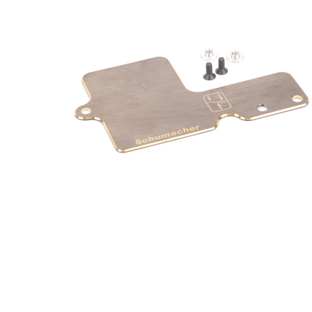 Schumacher Racing Brass Receiver Tray - L1 EVO SCHU7415