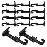 MOTHNUR 30 Stück Solarmodul Klemmhalter mit Wasserablaufclips und Kabelhaken Montageklemme aus Langlebigem Material für Photovoltaik Module und Solar Dachinstallation